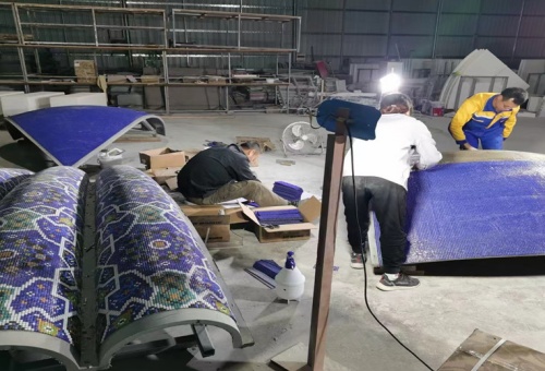 GRC構件馬賽克造型