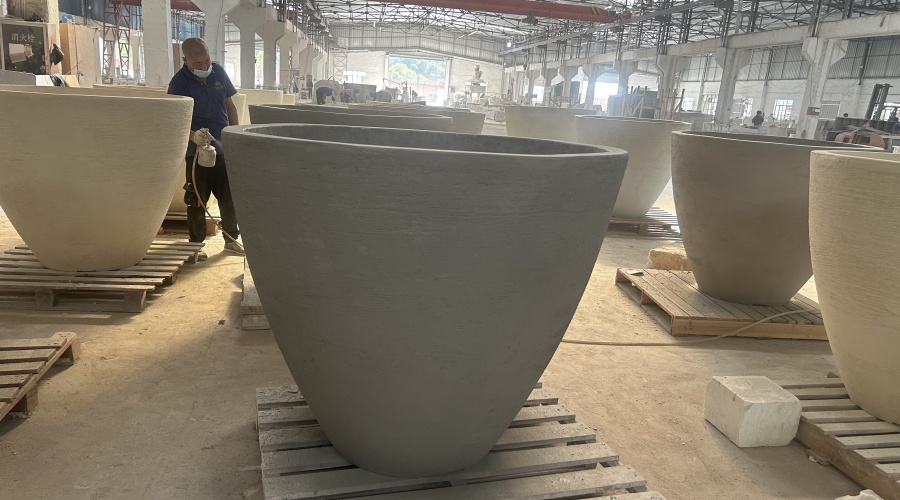 飾紀上品GRC廠家-出口GRC花盆花箱工程案例