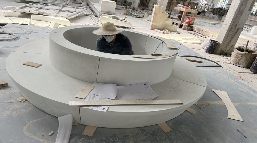 飾紀(jì)上品UHPC廠家：江蘇南京戶(hù)外UHPC坐凳工程案例