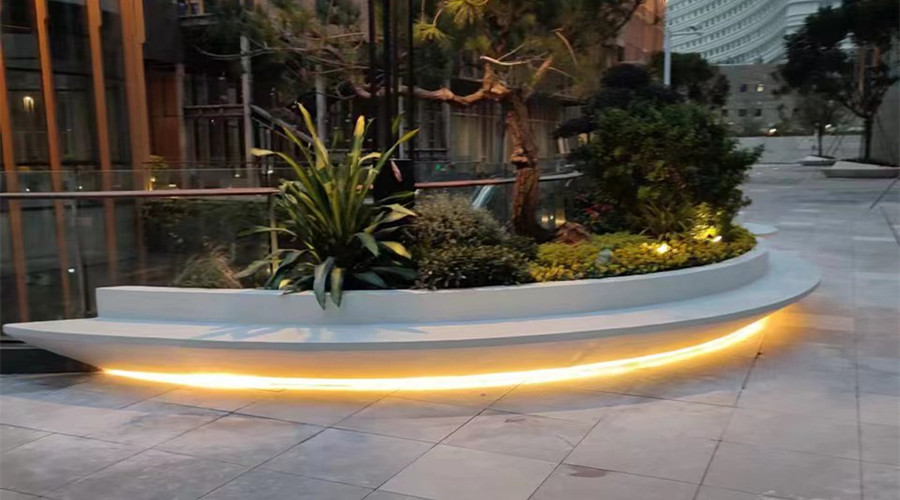 珠海博創總部大廈GRC坐凳項目