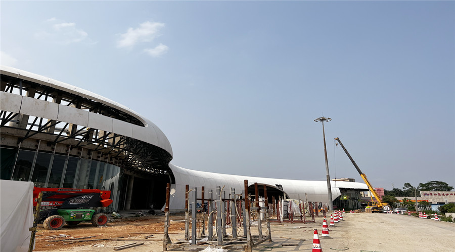 深圳沙田服務區GRC幕墻板項目