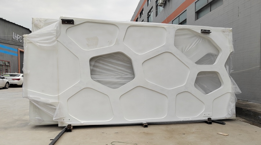 海南體育中心UHPC鏤空幕墻板產品