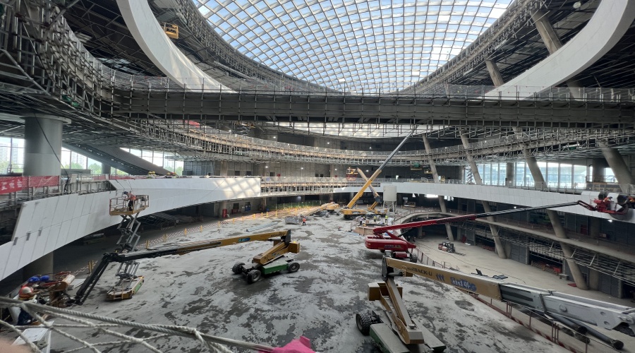 西安長(zhǎng)安云GRG中庭攔河