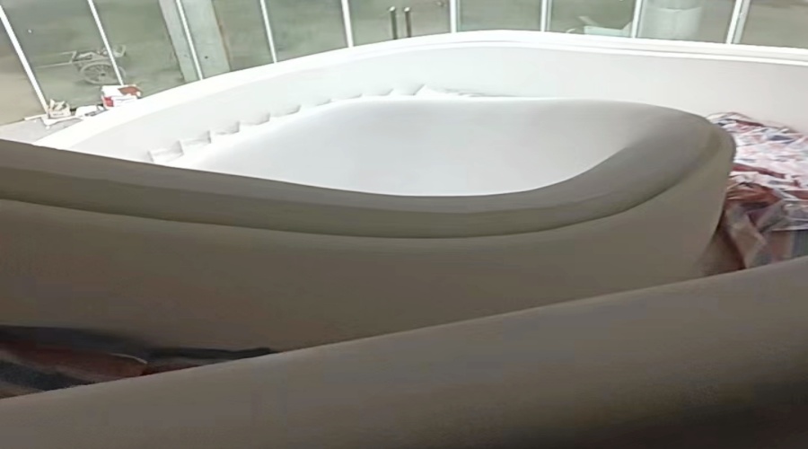 深圳沙田服務區GRG旋轉樓梯造型