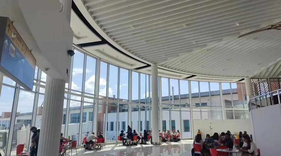 出口牙買加機場GRG仿竹子造型