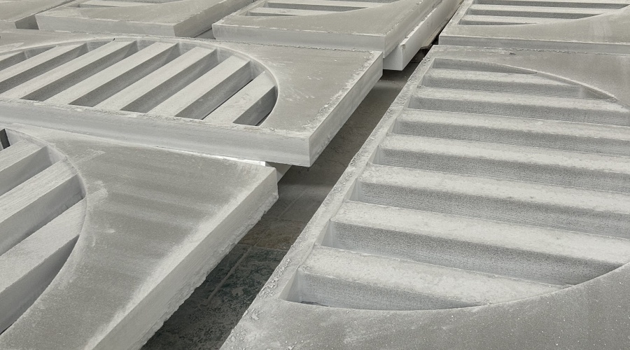 印尼清真寺發(fā)泡陶瓷安窗套線條