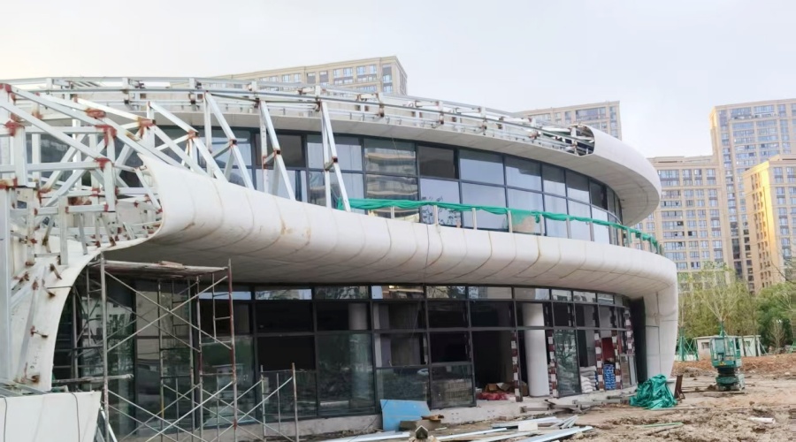 UHPC構件安裝現場 UHPC構件安裝現場